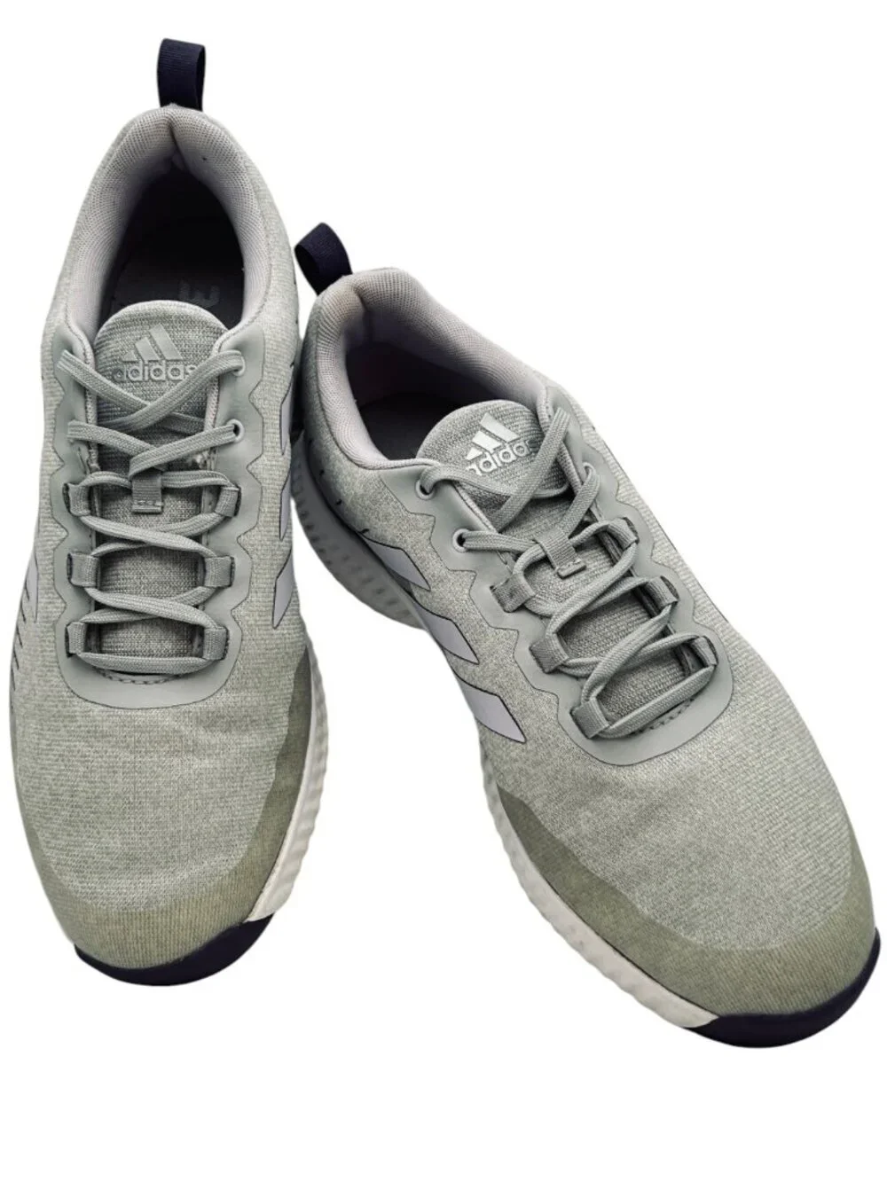 adidas Light Gray Running Sneakers Bounce Athletic Shoes Size 8